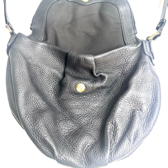 MARC JACOBS NATASHA BLACK CALF LEATHER CROSSBODY BAG - Picture 4 of 7